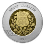 Kultainen ja hopeinen kolikko 20€ Viro 2011 - Liittyminen - Image 2