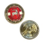 Värviline münt 2 euro Läti 2025 - Sēlijase piirkond
