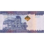 Paberraha 5000 šillingi Tansaania - Image 2