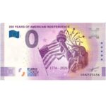 0 Euro US 2025 - 250 años de independencia de USA