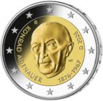 2 euro Saksamaa 2026 – Konrad Adenauer (ADFGJ) BU - Image 2