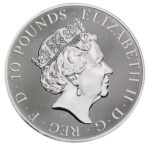 Hõbemünt £10 Suurbritannia 2021 - Mortimeri Valge Lõvi 10oz BU - Image 2