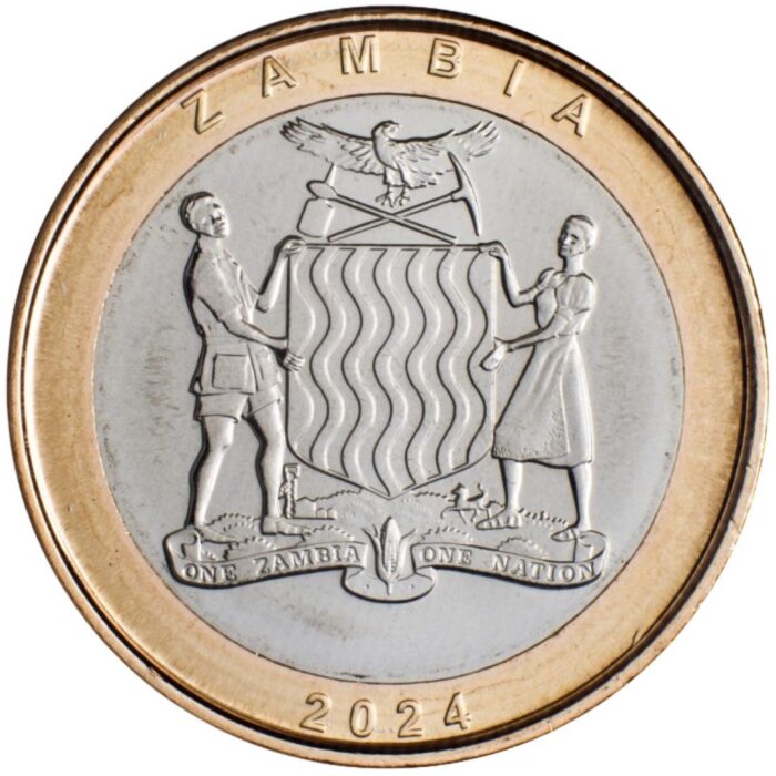 2 kwacha Zambia 2024 - Antílope Caballo - Imagen 2