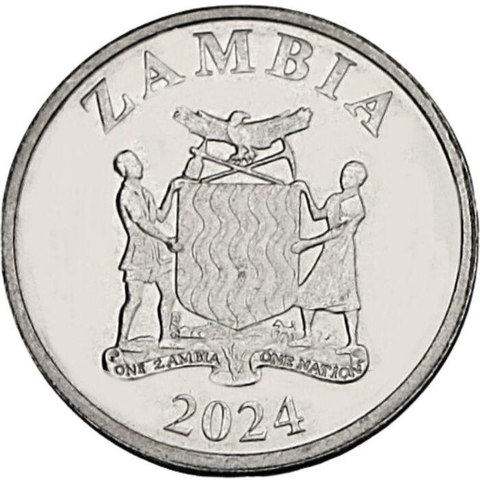 5 kwacha Zambia 2024 - León de Katanga - Imagen 2