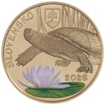 5 евро Словакия 2026 - Европейская болотная черепаха