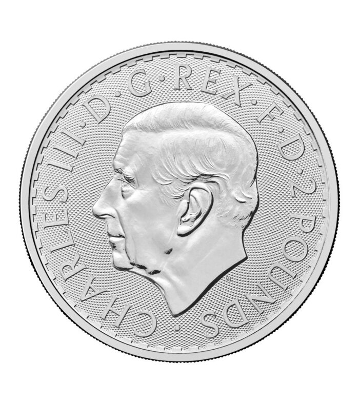 Tubo de monedas de plata de 2 libras, UK 2026 – Britannia - Imagen 3