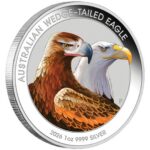 Moneta d'argento colorata $1 Australia 2026 - Aquila codacuneata 1 oz Proof in cartoncino