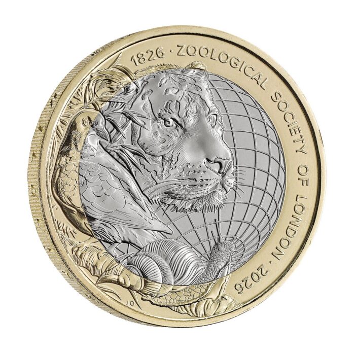 2 libras esterlinas del Reino Unido 2026 - Sociedad Zoológica de Londres - Imagen 2