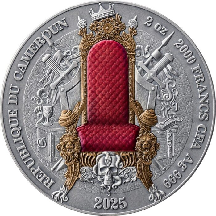Moneta d'argento 2000 franchi Camerun 2025 - Eredità dei grandi imperi: Impero francese - immagine 2