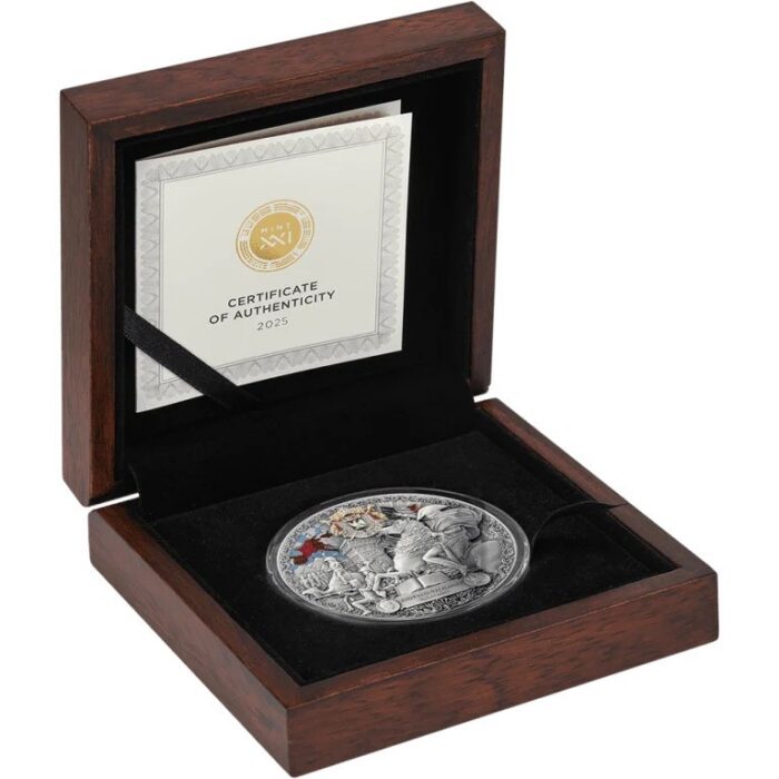 Moneta d'argento 2000 franchi Camerun 2025 - Eredità dei grandi imperi: Impero francese - immagine 3