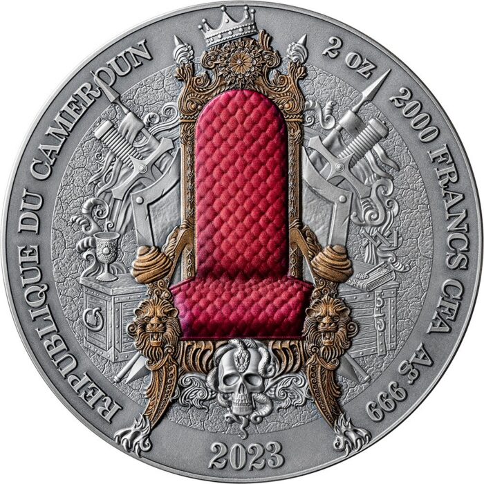 Moneda de plata 2000 francos de Camerún 2023 - Legado de los Grandes Imperios: Imperio Romano - Imagen 2