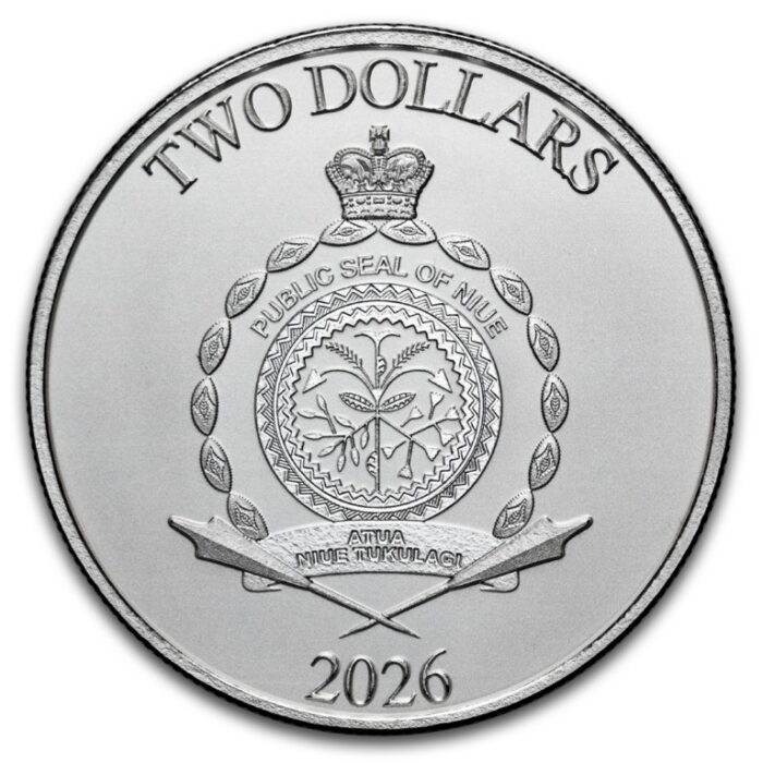 Moneda de plata $2 Niue 2026 - La Guerra de las Galaxias: Darth Vader - Imagen 2