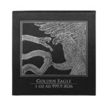Moneda de plata dorada 5 euros Malta 2026 – Águila de oro - Imagen 3