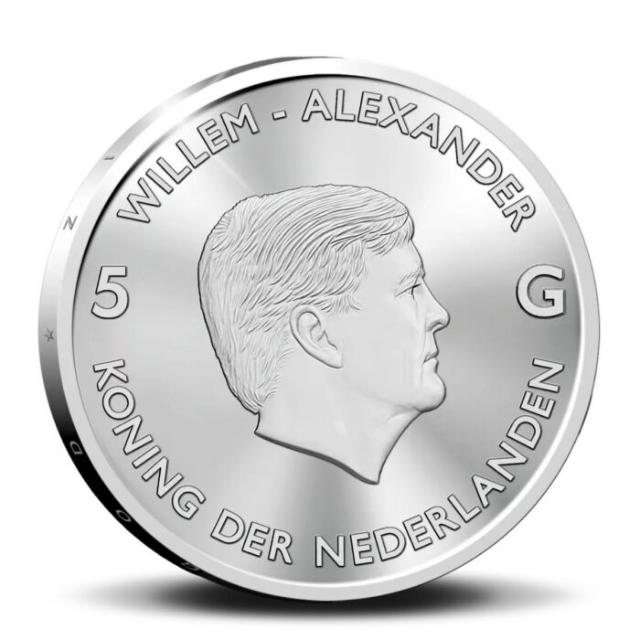 Silver Coin 5 Guilder Curaçao 2026 - The Blue Wave - Image 2