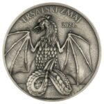 Moneda de Plata de 6 Euros Croacia 2024 - Trsat Dragon - Imagen 2