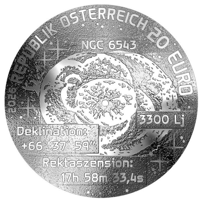 Hõbemünt 20 euro Austria 2026 - Kassisilma udukogu - Image 3