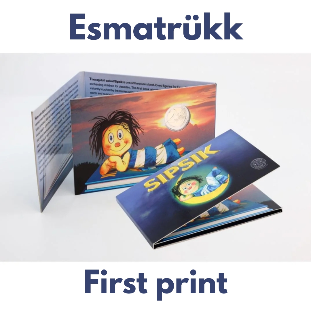 prima edizione 2 euro Estonia 2026 — Sipsik BU in carta (prima emissione) - immagine 1