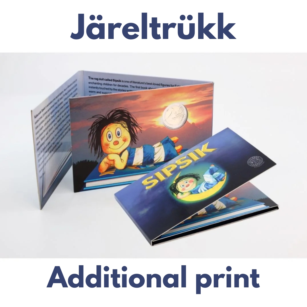 seconda ristampa 2 euro Estonia 2026 - Sipsik BU in carta (emissione aggiuntiva) - immagine 1