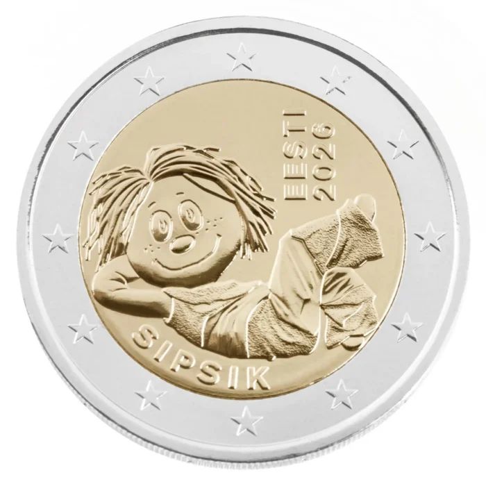 2 eurot Eesti 2026 - Sipsik BU (saadaval nüüd) - Image 2