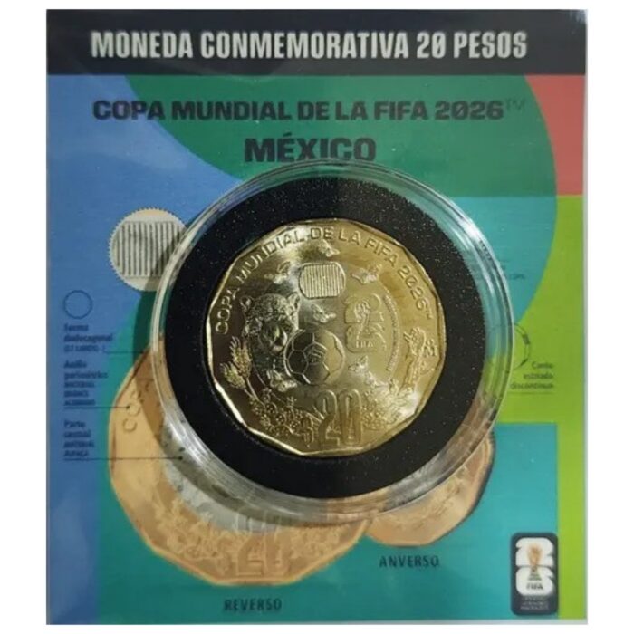 Set of 4 coins in blisters Mexico 2026 - FIFA World Cup 2026 - Image 3