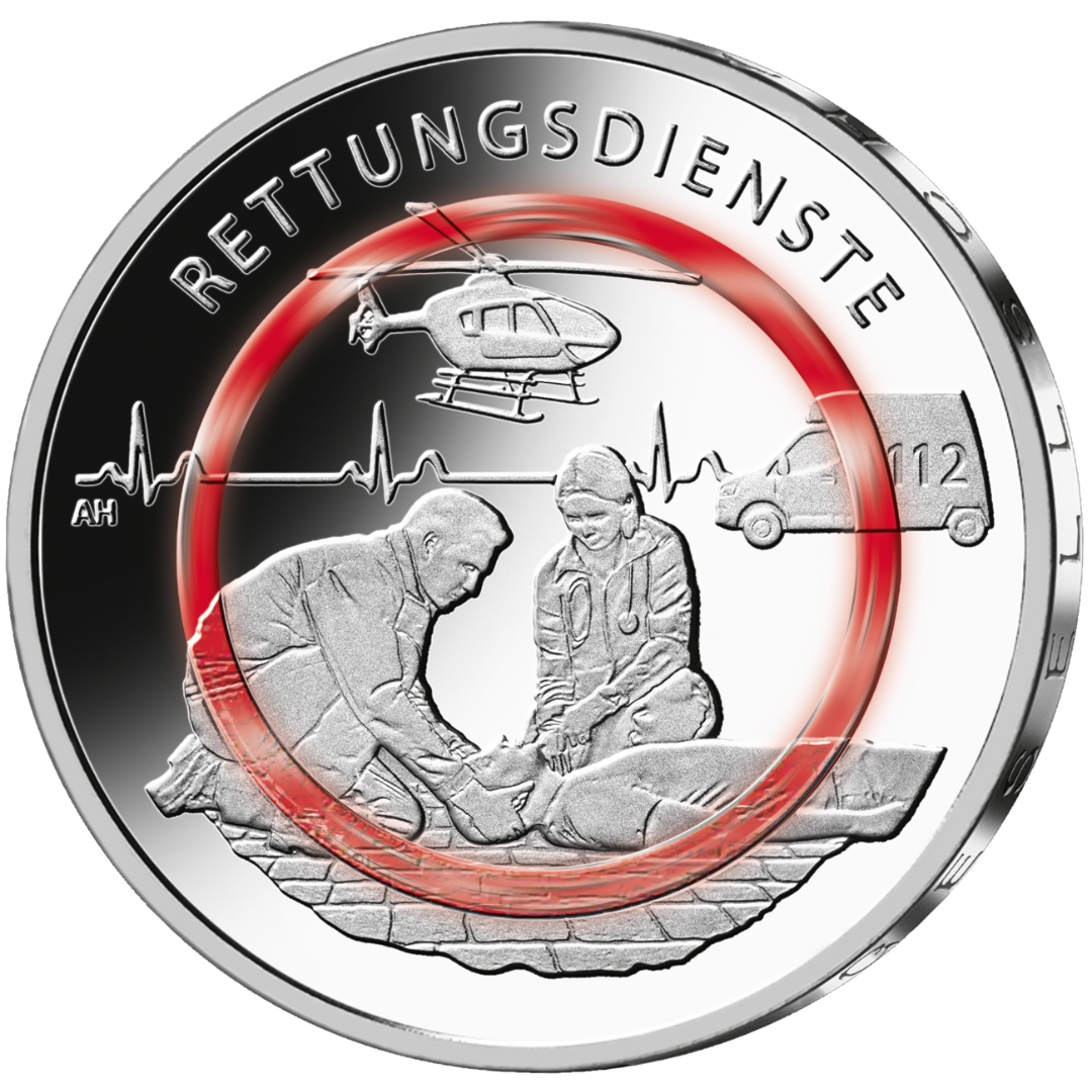 Alemania26 10 euros Alemania 2026 - Al servicio de la sociedad: Servicio de emergencias médicas - Imagen 1