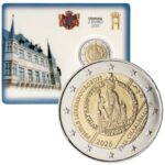 2 eurot Luksemburg 2026 – Karl Suure auhinna Luksemburgi rahvale andmise 40. aastapäev BU (Royal Dutch Mint mintmark)