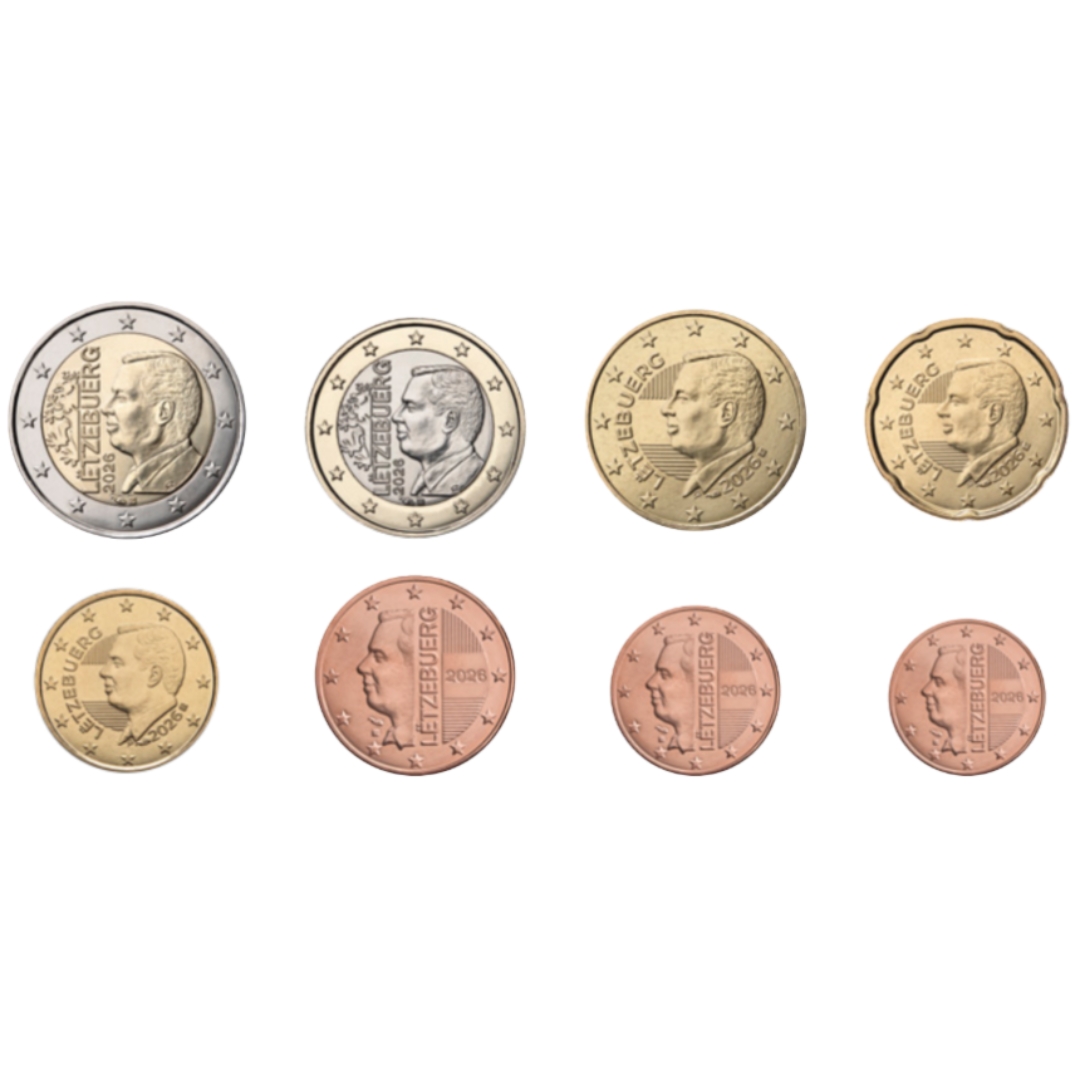 luksuskomplekt Euro seeria Luxembourg (uus regulaarne kujundus) - Image 1