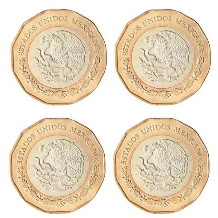 Set di 4 monete in blister Messico 2026 – Coppa del Mondo FIFA 2026 - immagine 2