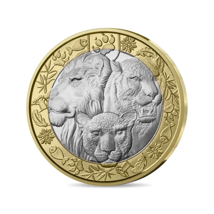 5€ Prantsusmaa 2026 - Maailma loomad: Suured kassid - Pilt 2