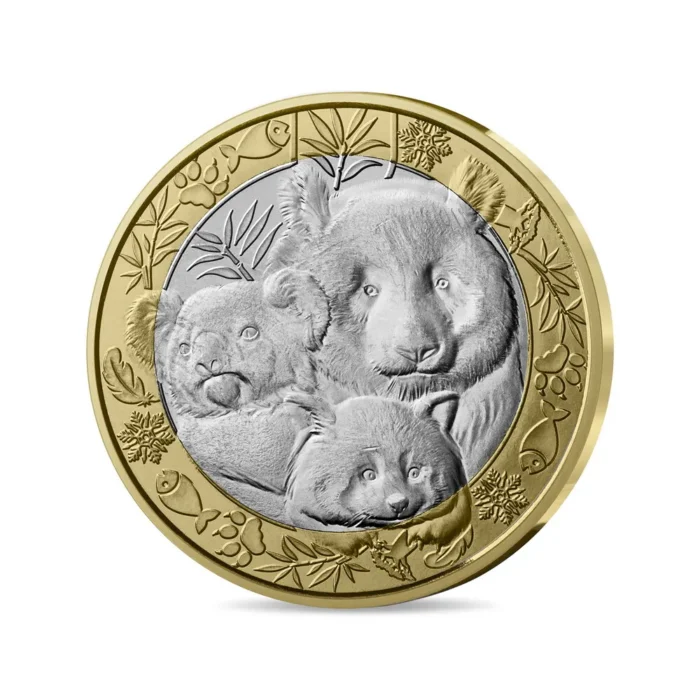5€ Prantsusmaa 2026 - Maailma loomad: Pandad - Pilt 2