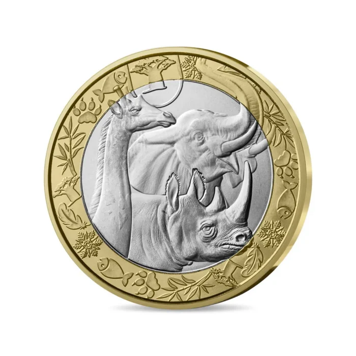 5€ Prantsusmaa 2026 - Maailma loomad: Savanni loomad - Pilt 2
