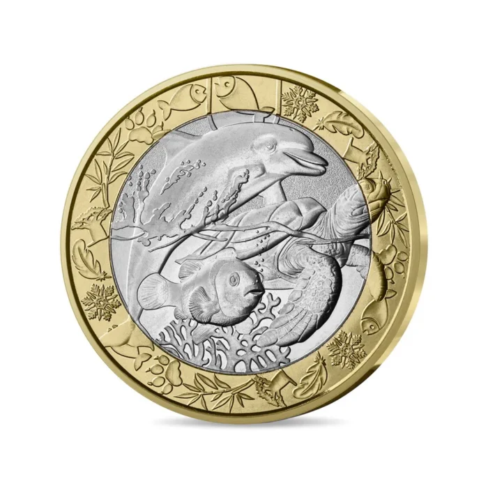 5€ Prantsusmaa 2026 - Maailma loomad: veeloomad - Pilt 2