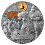 Hõbemünt 2000 franki Kamerun 2024 - Suurte Impeeriumide Pärand: Mongoli Impeerium