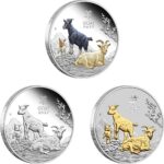 Silver Coin Set 1 AUD Australia 2027 - Year of the Goat PROOF