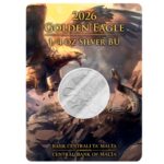 Moneda de plata 1,5 euros Malta 2026 - Águila Dorada 1/4 oz BU