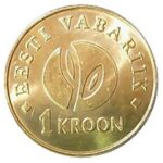 1 kruunu Viro 2008 - Viron tasavallan 90-vuotisjuhla UNC