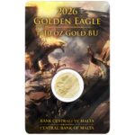 Moneda de oro 10 euros Malta 2026 - Águila Dorada 1/10 oz BU