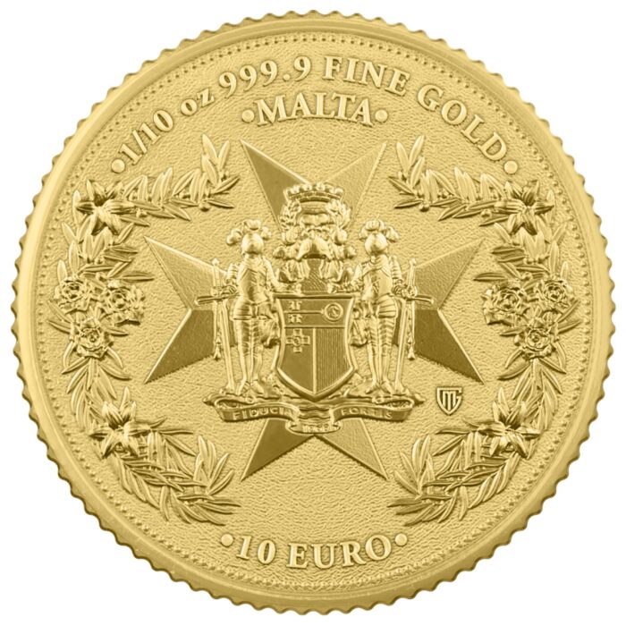 Moneda de oro 10 euros Malta 2026 - Águila Dorada 1/10 oz BU - Imagen 4