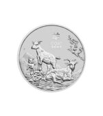 Silver Coin 1 AUD Australia 2027 - Year of the Goat 1 oz BU