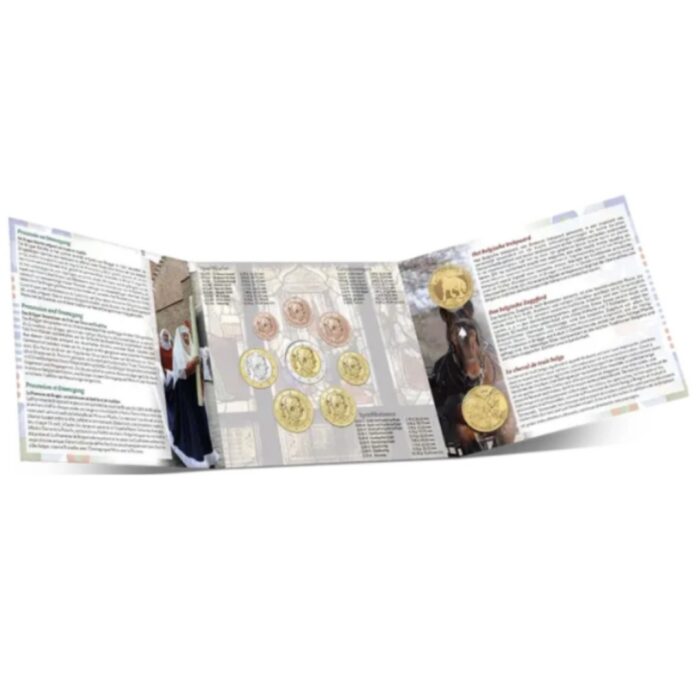 Euromüntide pangavoldik Belgia 2026 + 2 x 2,50 € münti - Pilt 2