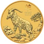Moneda de oro $15 Australia 2027 - Año de la Cabra 1/10 oz BU