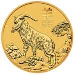 Moneda de oro $5 Australia 2027 - Año de la Cabra 1/20 oz BU