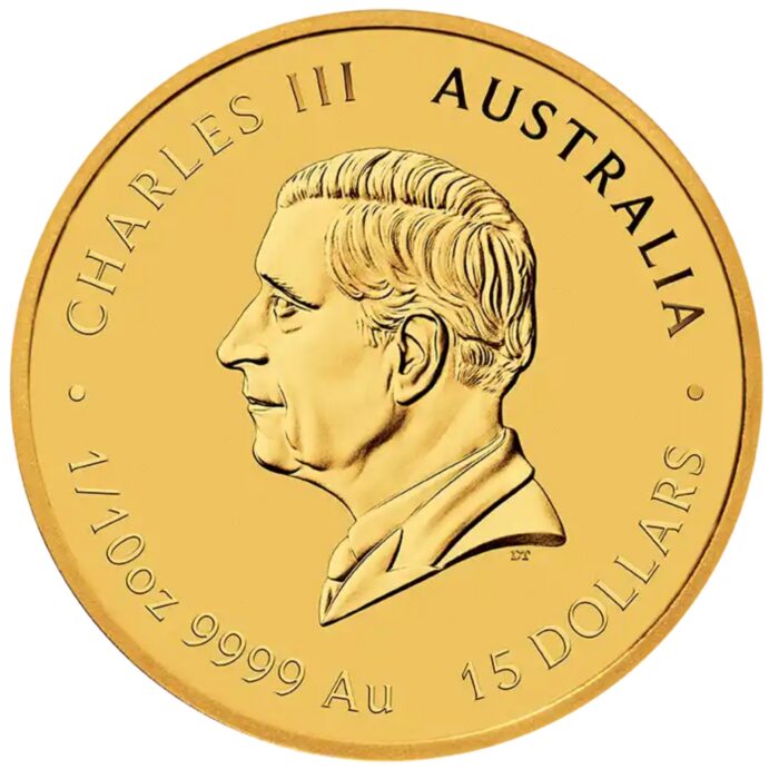 Moneda de oro $15 Australia 2027 - Año de la Cabra 1/10 oz BU - Imagen 2