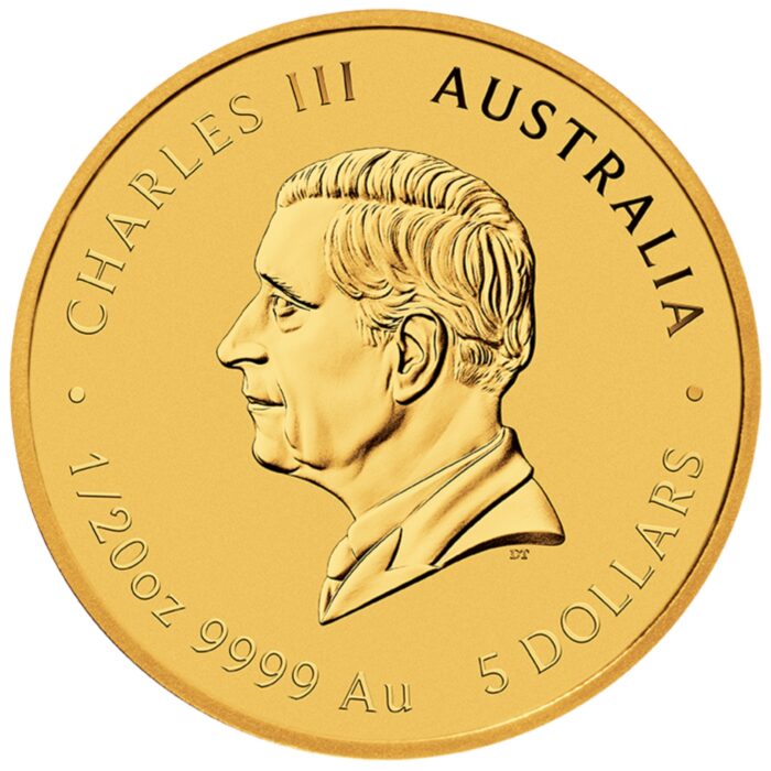 Moneda de oro $5 Australia 2027 - Año de la Cabra 1/20 oz BU - Imagen 2