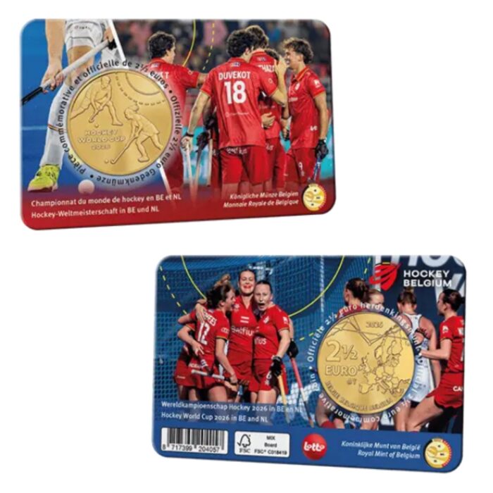 2,5 Euro Belgia 2026 - Maahoki maailmameistrivõistlused - Pilt 2
