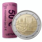 Rotolo 2 Euro Lituania 2026 - Kaunas