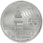 5 euro Portogallo 2026 – Faro di Albarnaz