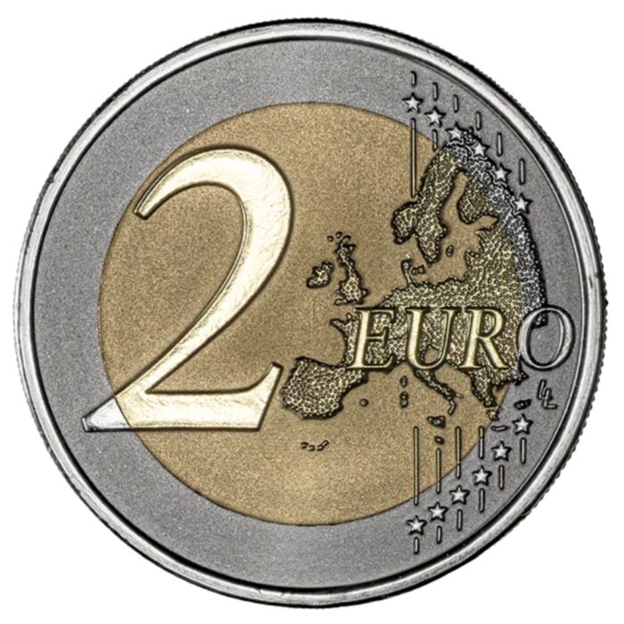 2 euroa Portugali 2026 - Calouste Gulbenkian -säätiön 70 vuotta Reverse Proof - Image 3